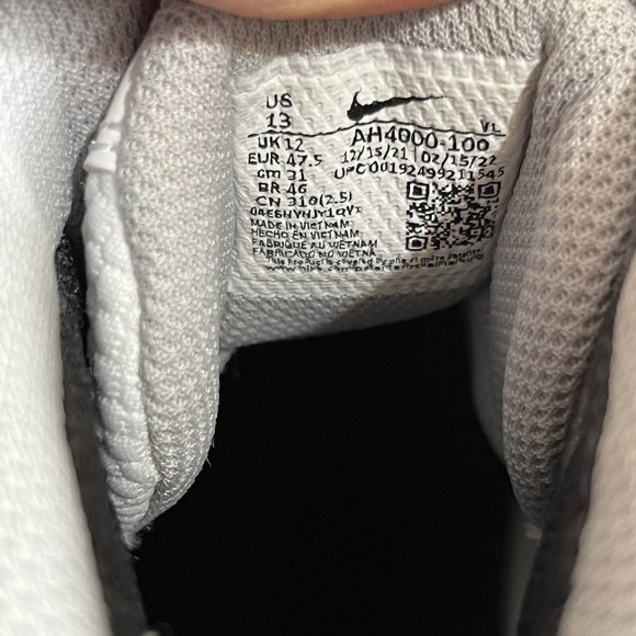 Nike Force‎ Savage Pro 2 Football Cleats White AH4000-100 Men’s Sizes 13 - Picture 7 of 7